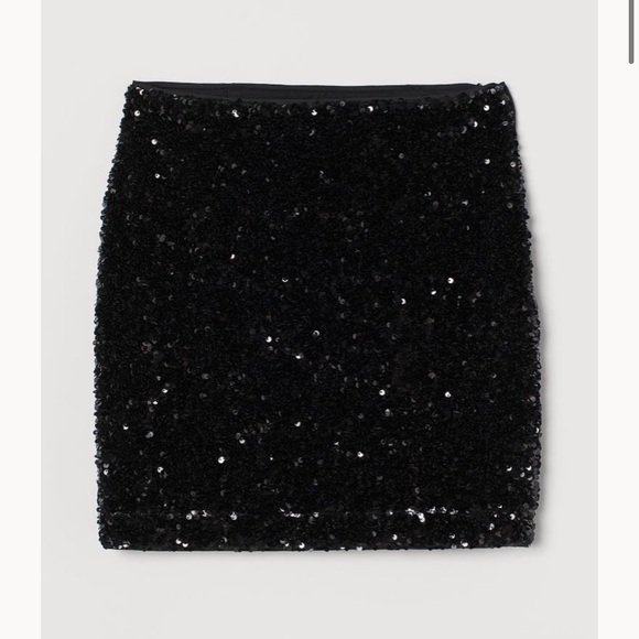 H&M sequin skirt